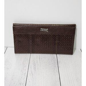 Miche Brown Faux Leather Snake Print shell